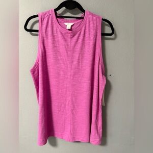 NWT Caslon Light Sleeveless Lilac Knitwear Tank Top. Size Large